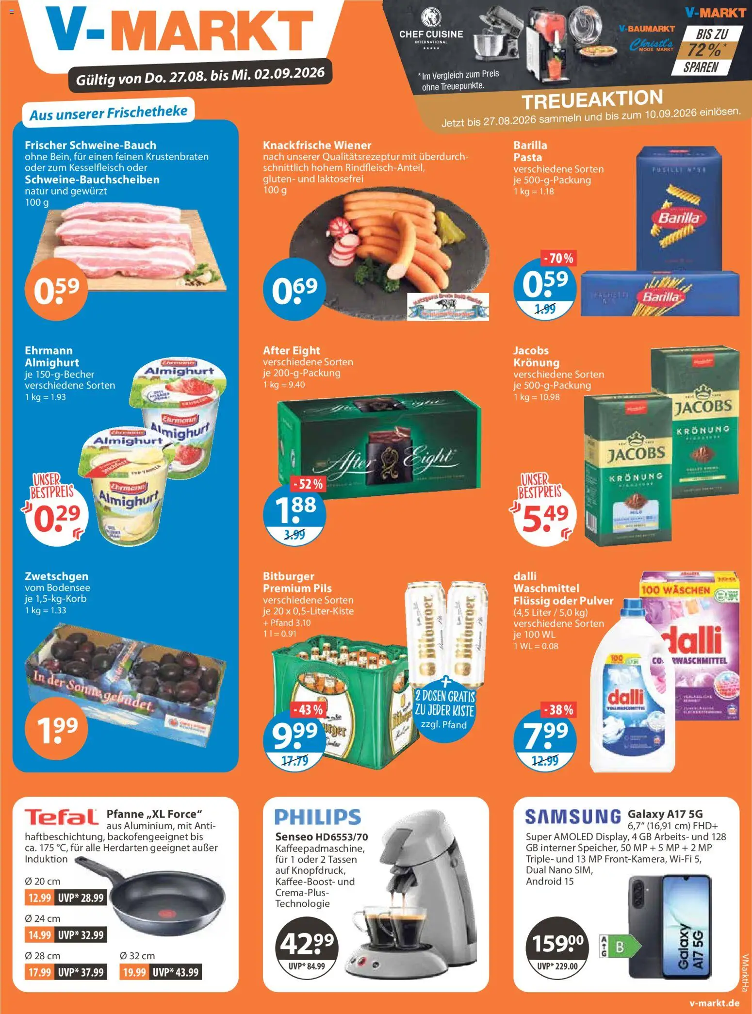 Vorschau von dem Prospekt des Geschäftes V-Markt, gültig ab dem 27.08.2026