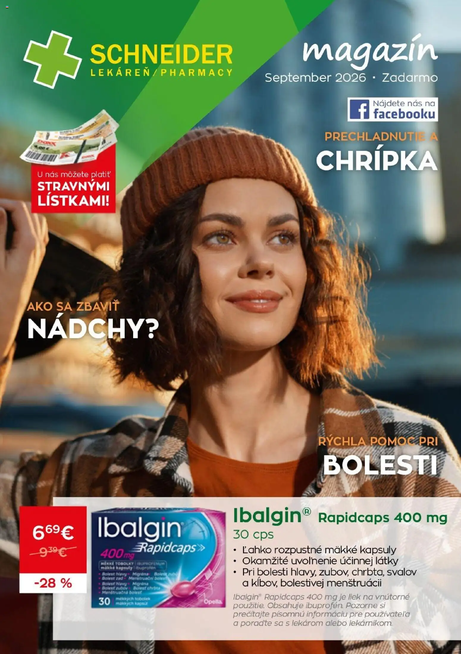 Náhľad Schneider lekáreň letáku platného od 01.09.2026