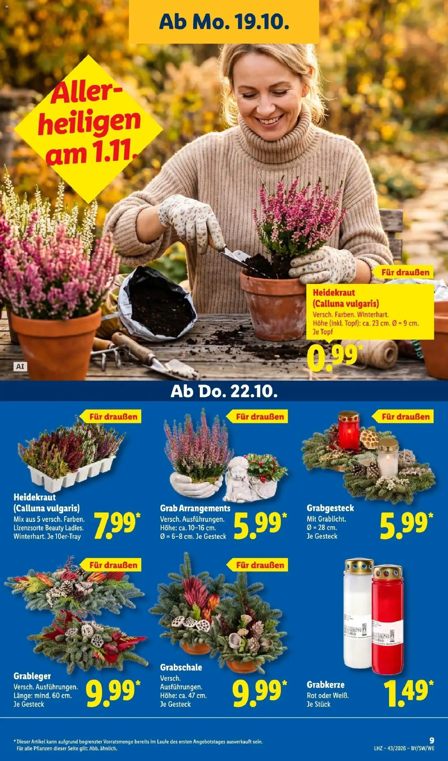 Vorschau von dem Prospekt des Geschäftes Lidl, gültig ab dem 19.10.2026