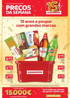 Pré-visualização do folheto da loja Amanhecer válida a partir de 15/10/2026