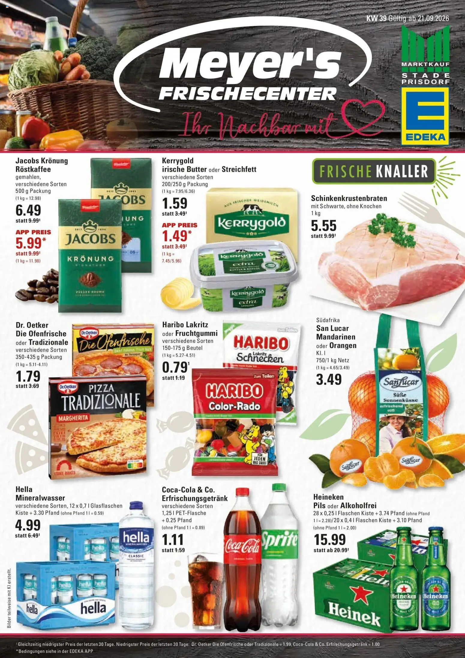 Vorschau von dem Prospekt des Geschäftes Edeka, gültig ab dem 21.09.2026