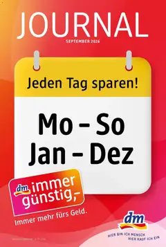 Vorschau der Angebote: dm drogerie markt dm drogerie markt Journal September 2026 gültig ab 10.09.2026