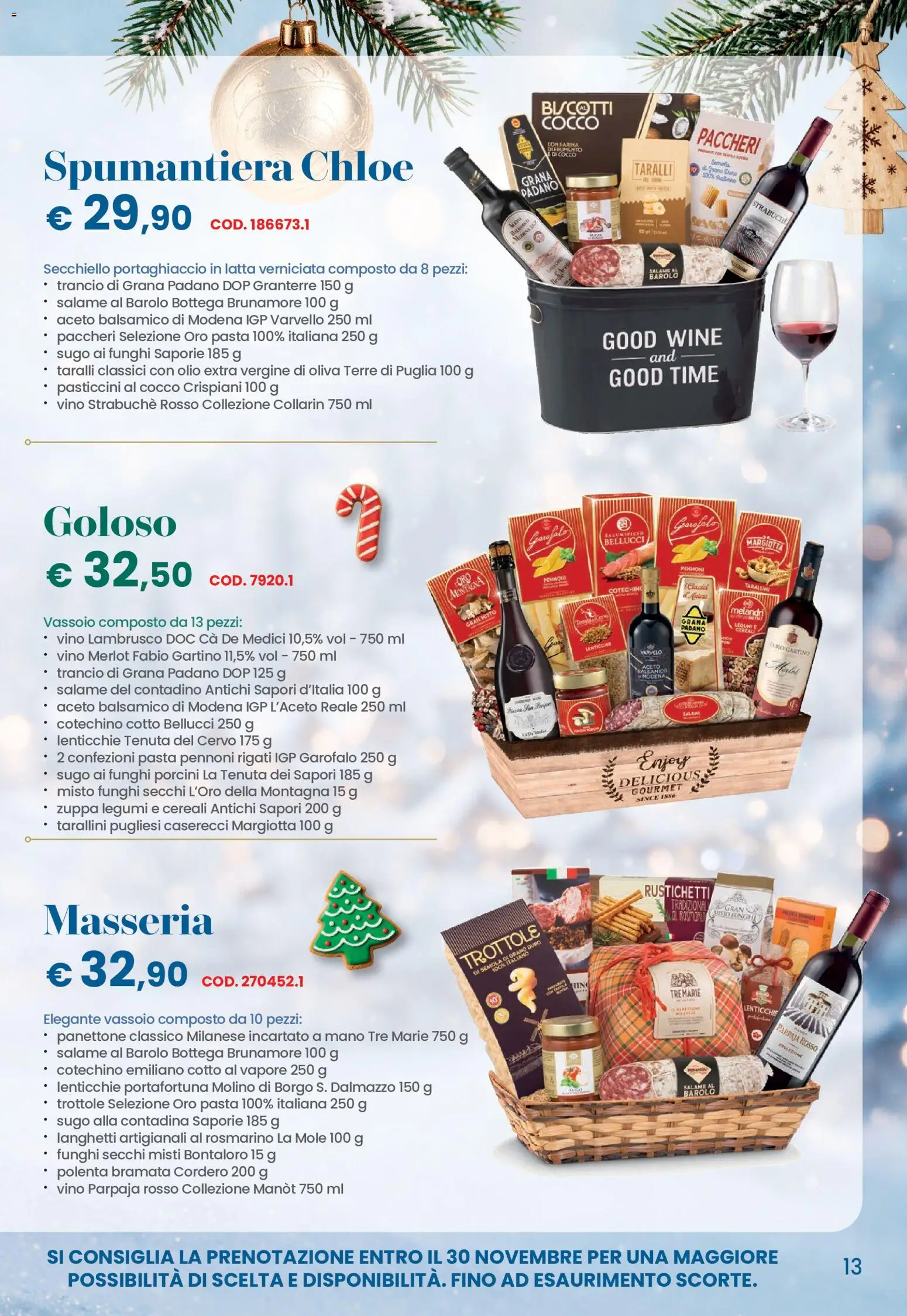 Anteprima dell'opuscolo Conad volantino Natale Lombardia dal negozio Conad valido da 26/10/2026 - Vino, Panettone, Paccheri, Olio, Cotechino, Taralli, Lambrusco, Olio extra vergine