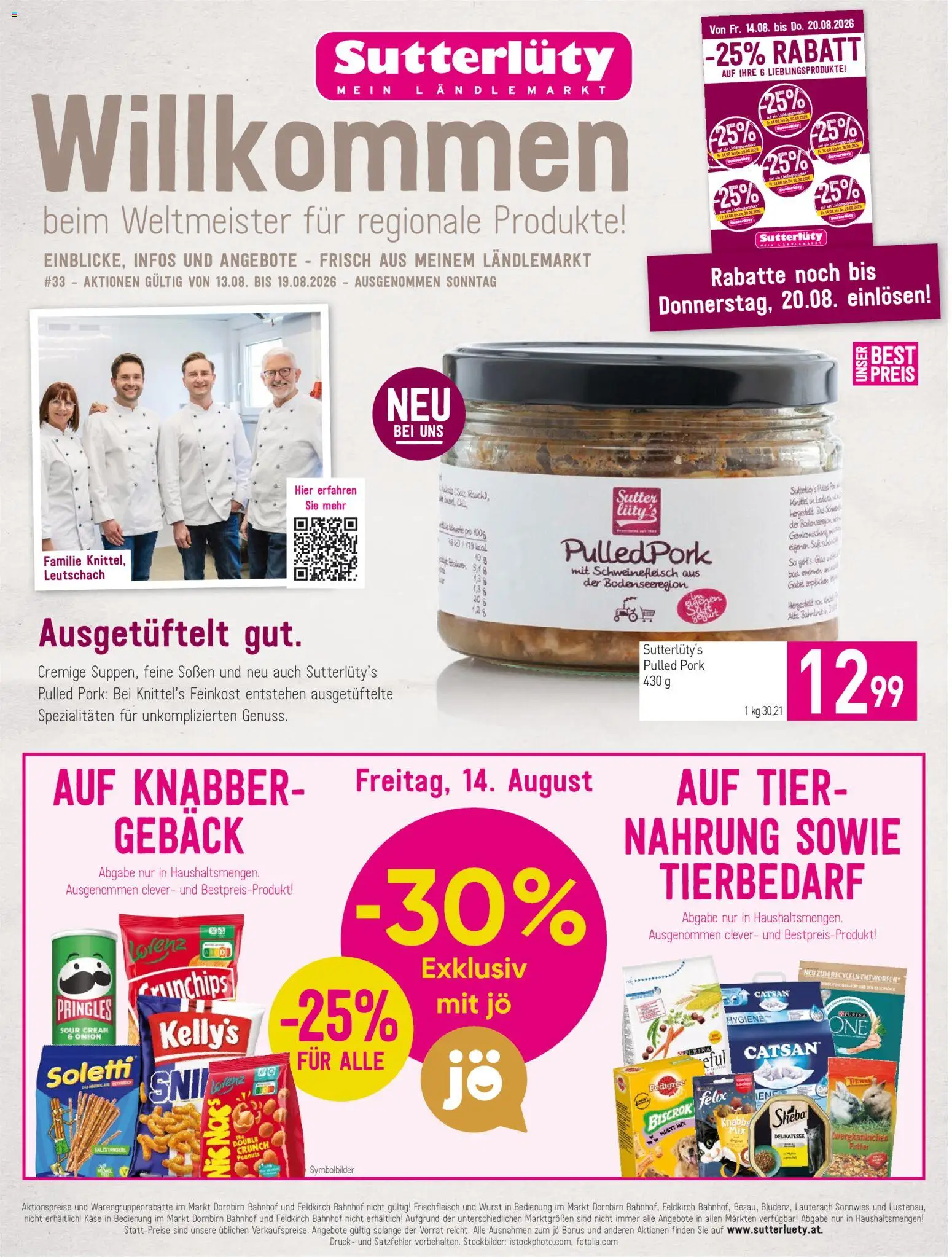 Vorschau der Angebote: Sutterlüty Sutterlüty Flugblatt gültig ab 13.08.2026