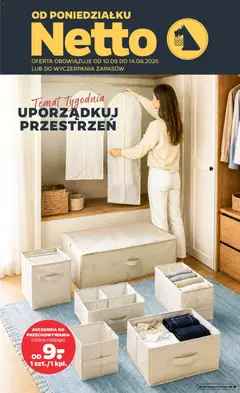 Pogląd gazetki "Netto gazetka od poniedziałku NonFood" ze sklepu Netto ważnej od 10.08.2026