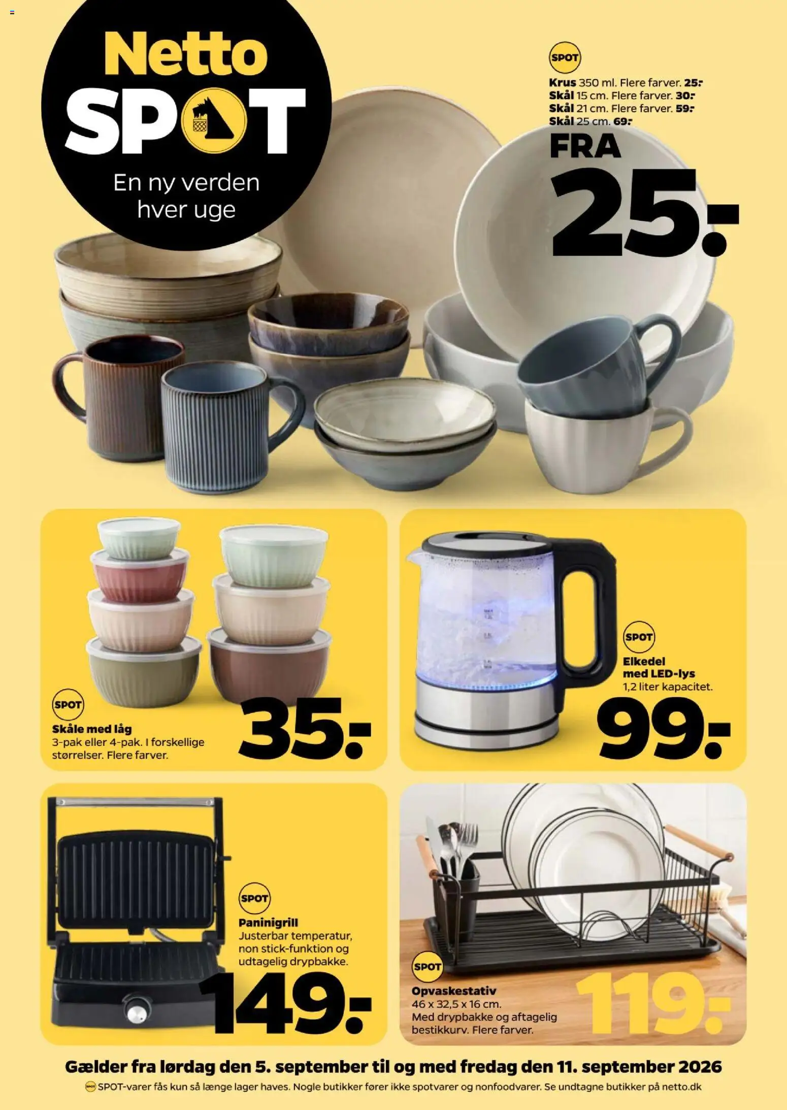 Eksempel på tilbudsavis Netto - Nonfood uge 37 fra butik Netto gyldig fra 05/09/2026