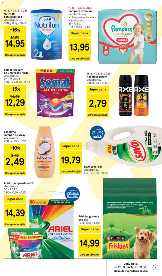 Nový Tesco leták od 12.08.