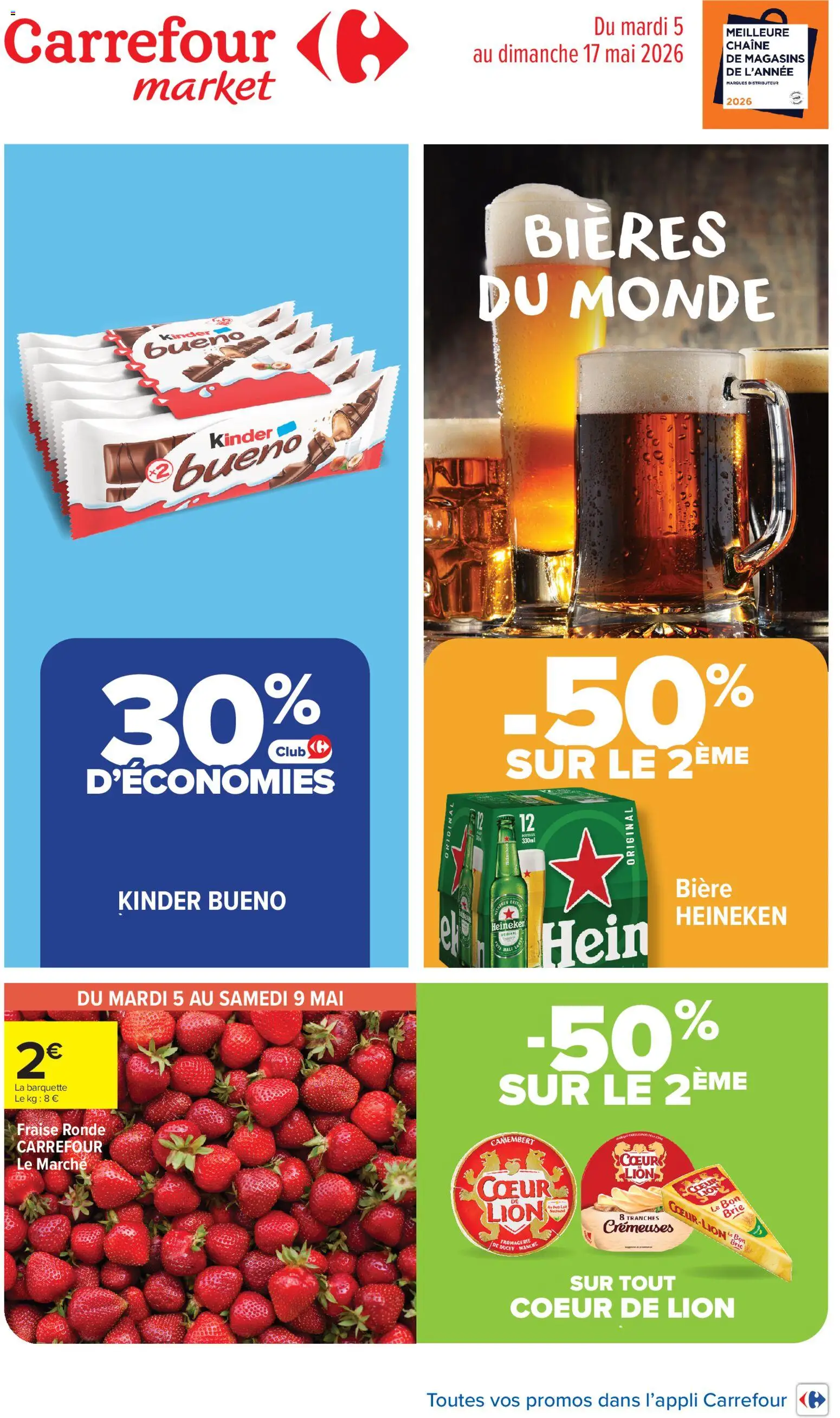 Prévisualisation de Carrefour Market Bières du monde du magasin Carrefour Market formulaire valide 05/05/2026