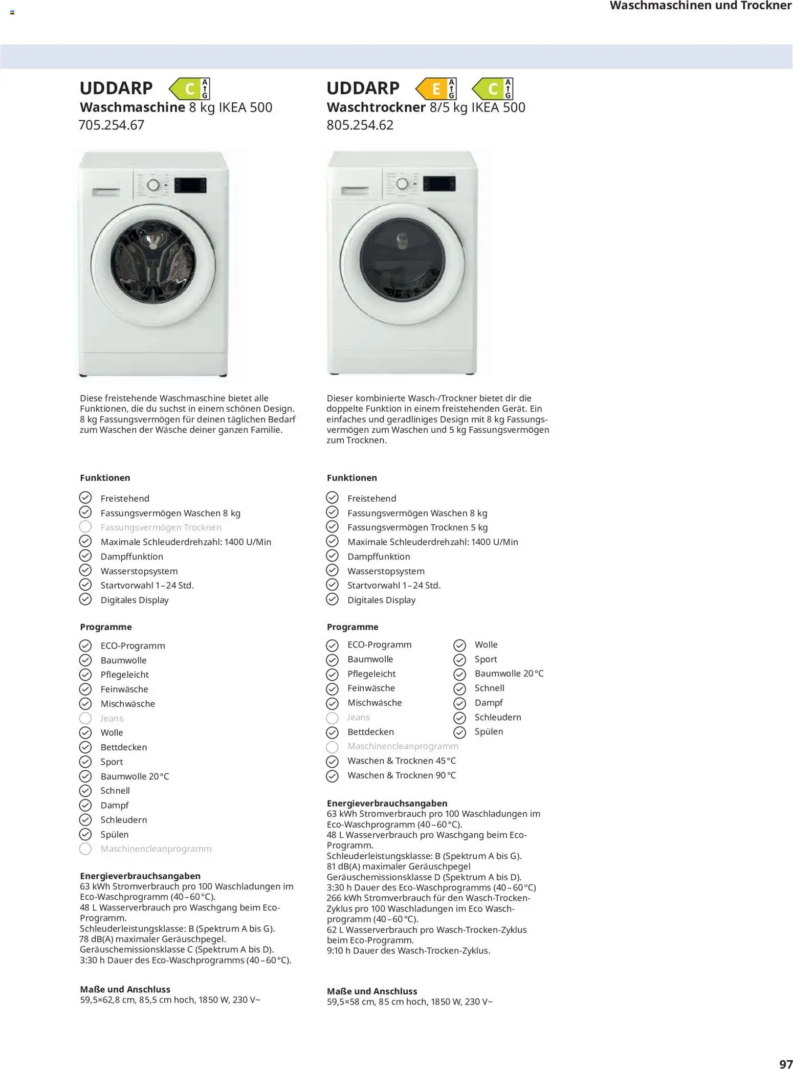 Vorschau von dem Prospekt des Geschäftes Ikea, gültig ab dem 11.09.2026 - Waschmaschine, Jeans, Trockner, Waschtrockner