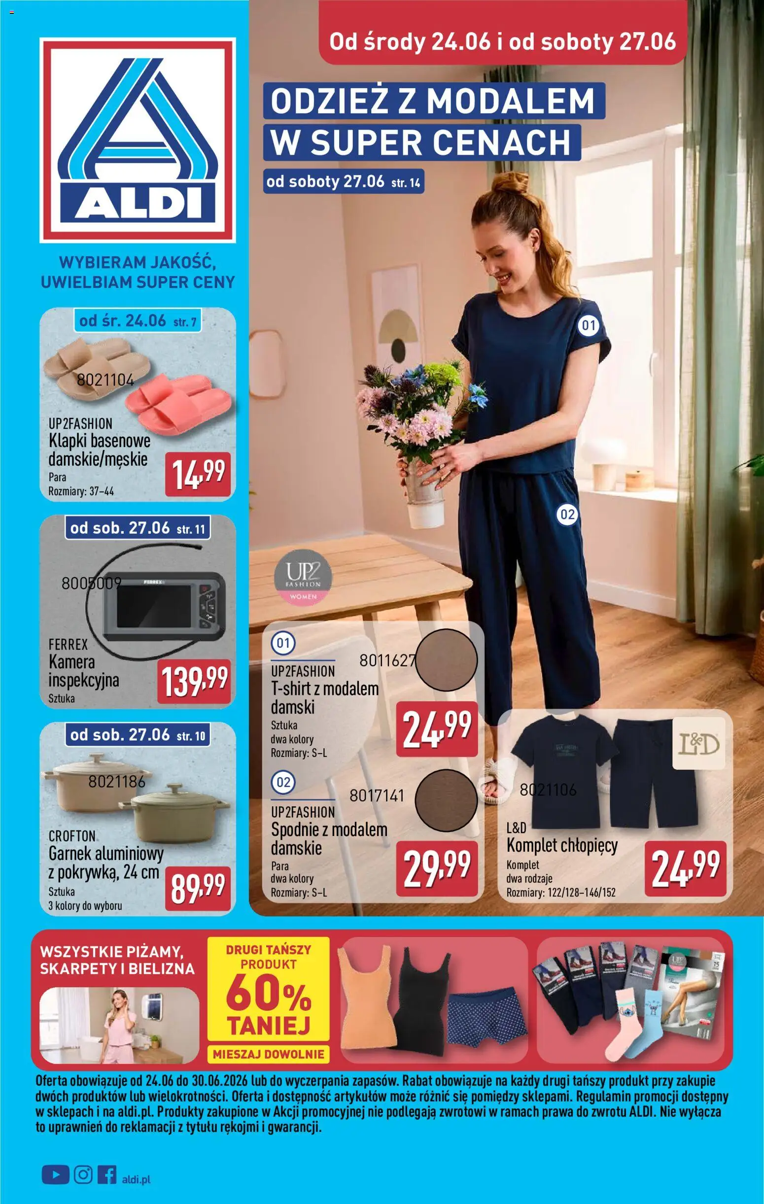 Pogląd gazetki "Aldi gazetka - Hity od Środy i od Soboty" ze sklepu Aldi ważnej od 24.06.2026