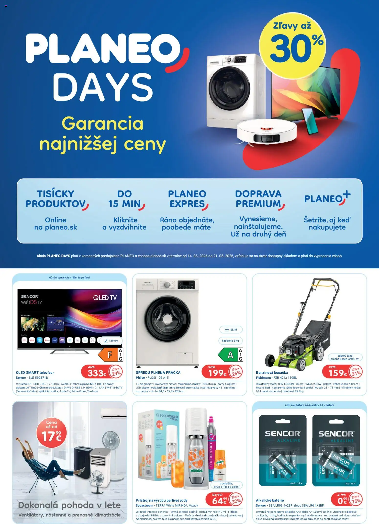 Náhľad Planeo Elektro letáku platného od 14.05.2026