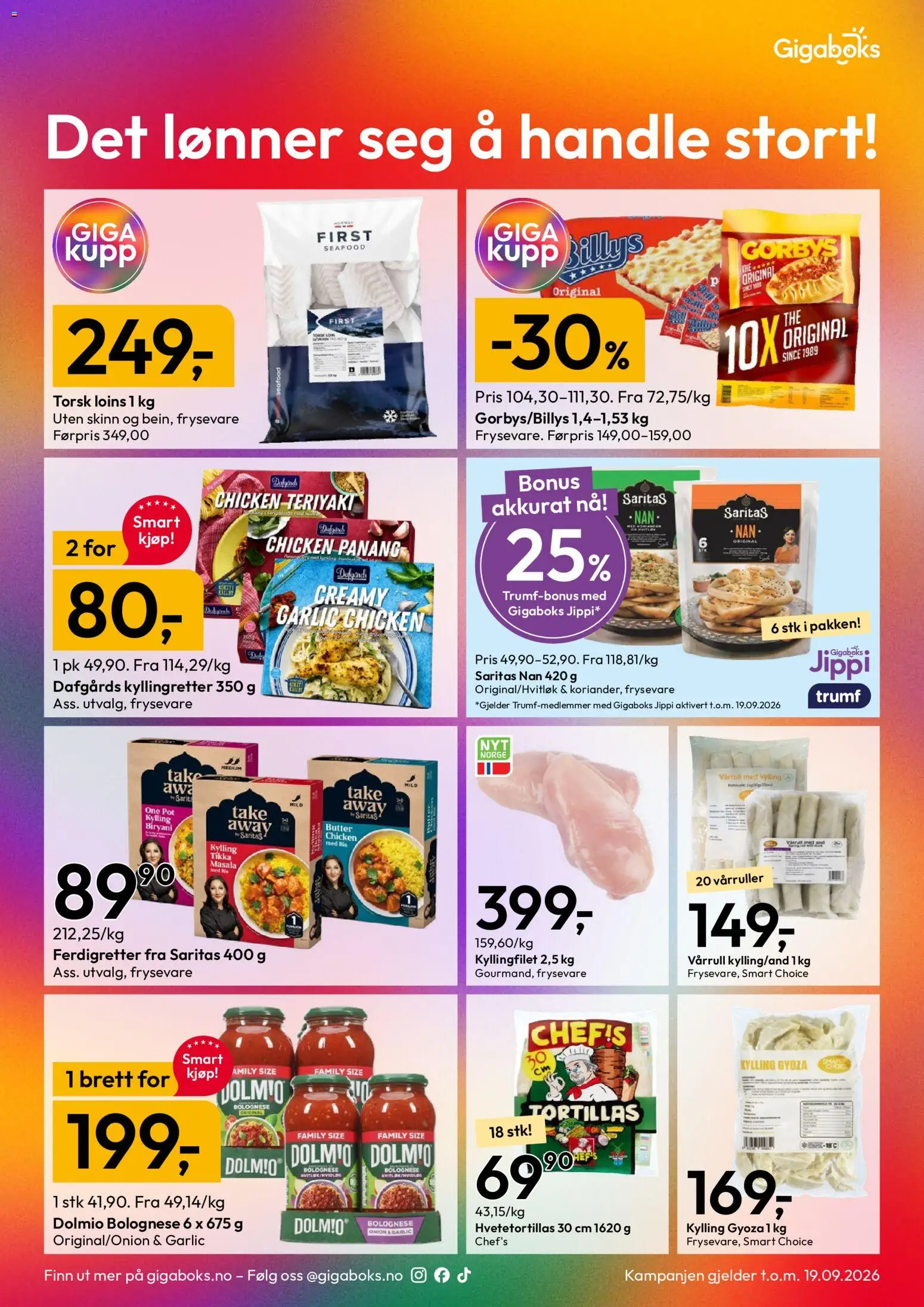 Forhåndsvis Gigaboks kundeavis fra butikk Gigaboks gyldig fra 14/09/2026