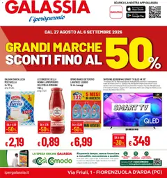 Anteprima dell'opuscolo Galassia volantino dal negozio Galassia valido da 27/08/2026