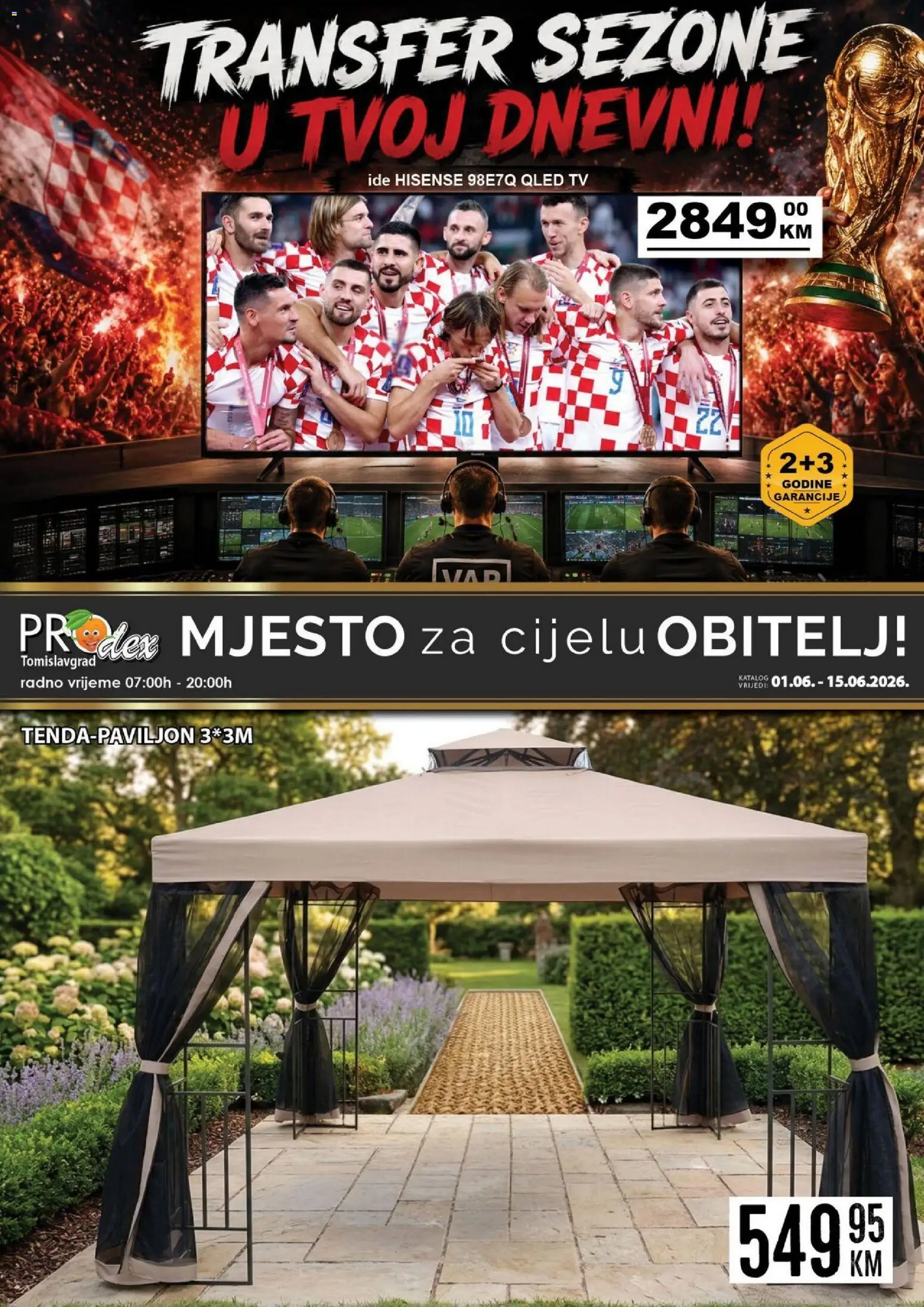 Pregled letka Prodex Katalog trgovine Prodex vrijedi od 01.06.2026