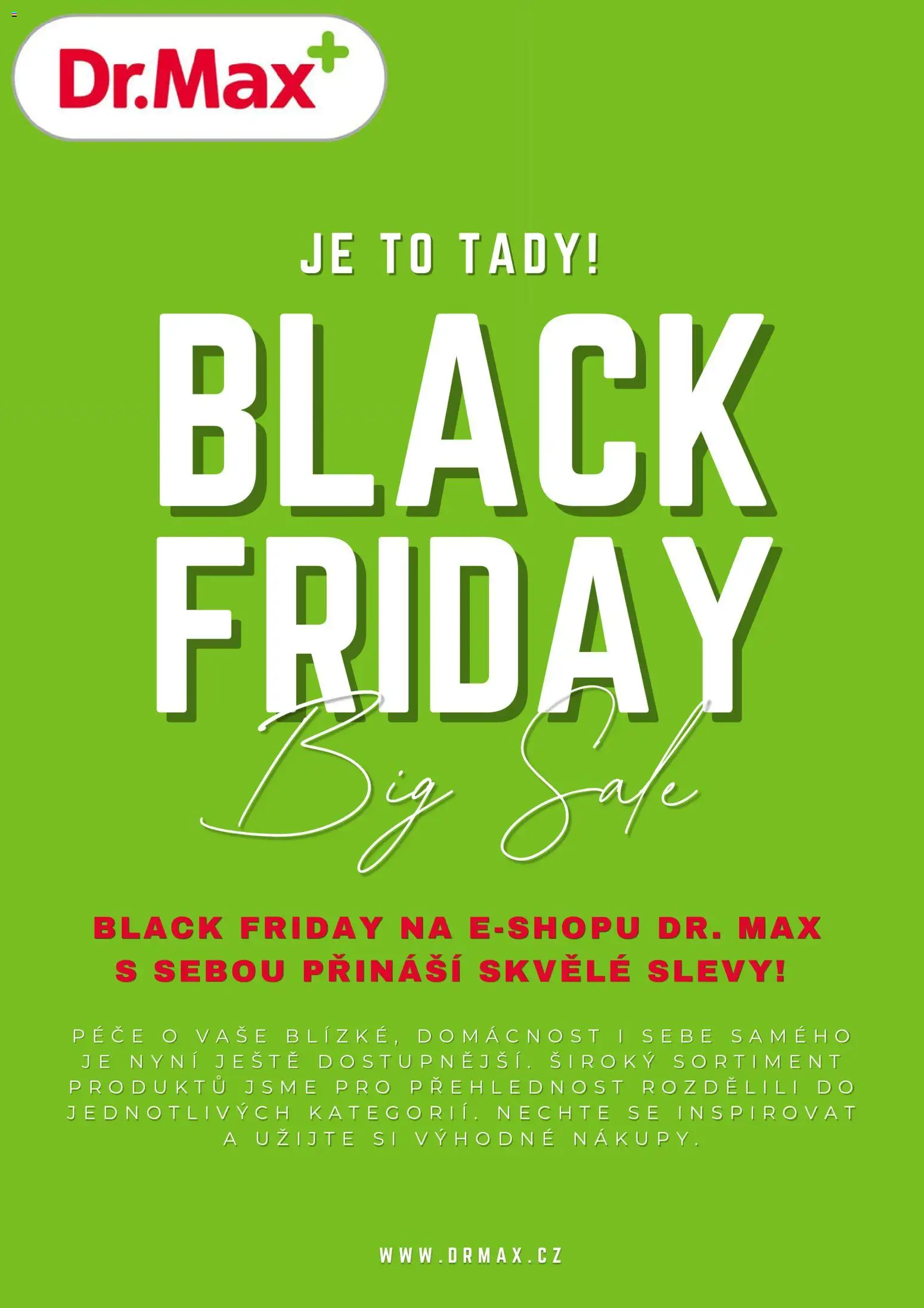 Náhled nabídky: Dr. Max Dr. Max Black Friday avízo platný od 28.10.2026