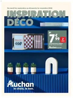 Prévisualisation de Auchan Inspiration déco du magasin Auchan formulaire valide 01/09/2026