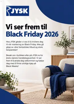 Forhåndsvis JYSK Black Friday avis fra butikk JYSK gyldig fra 19/10/2026