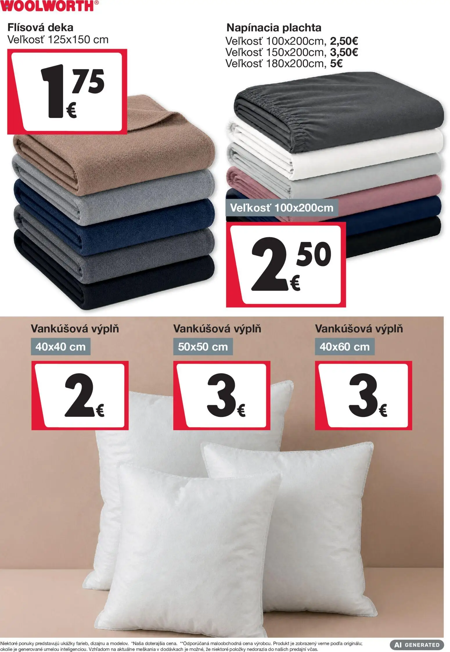Náhľad Woolworth letáku platného od 11.09.2026 - Plachta