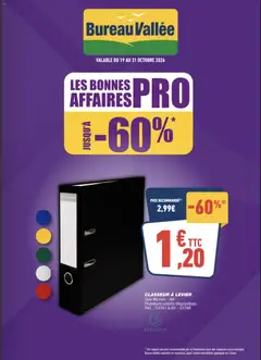 Prévisualisation de Bureau Vallée catalogue du magasin Bureau Vallée formulaire valide 19/10/2026