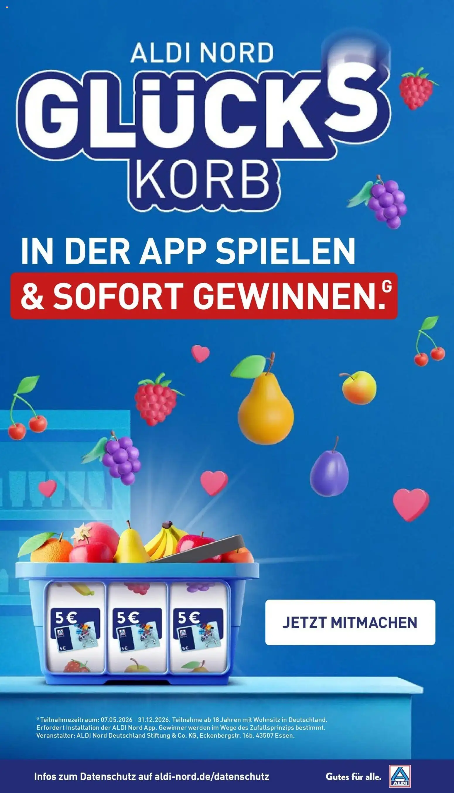 Vorschau von dem Prospekt des Geschäftes Aldi, gültig ab dem 07.09.2026 - Korb