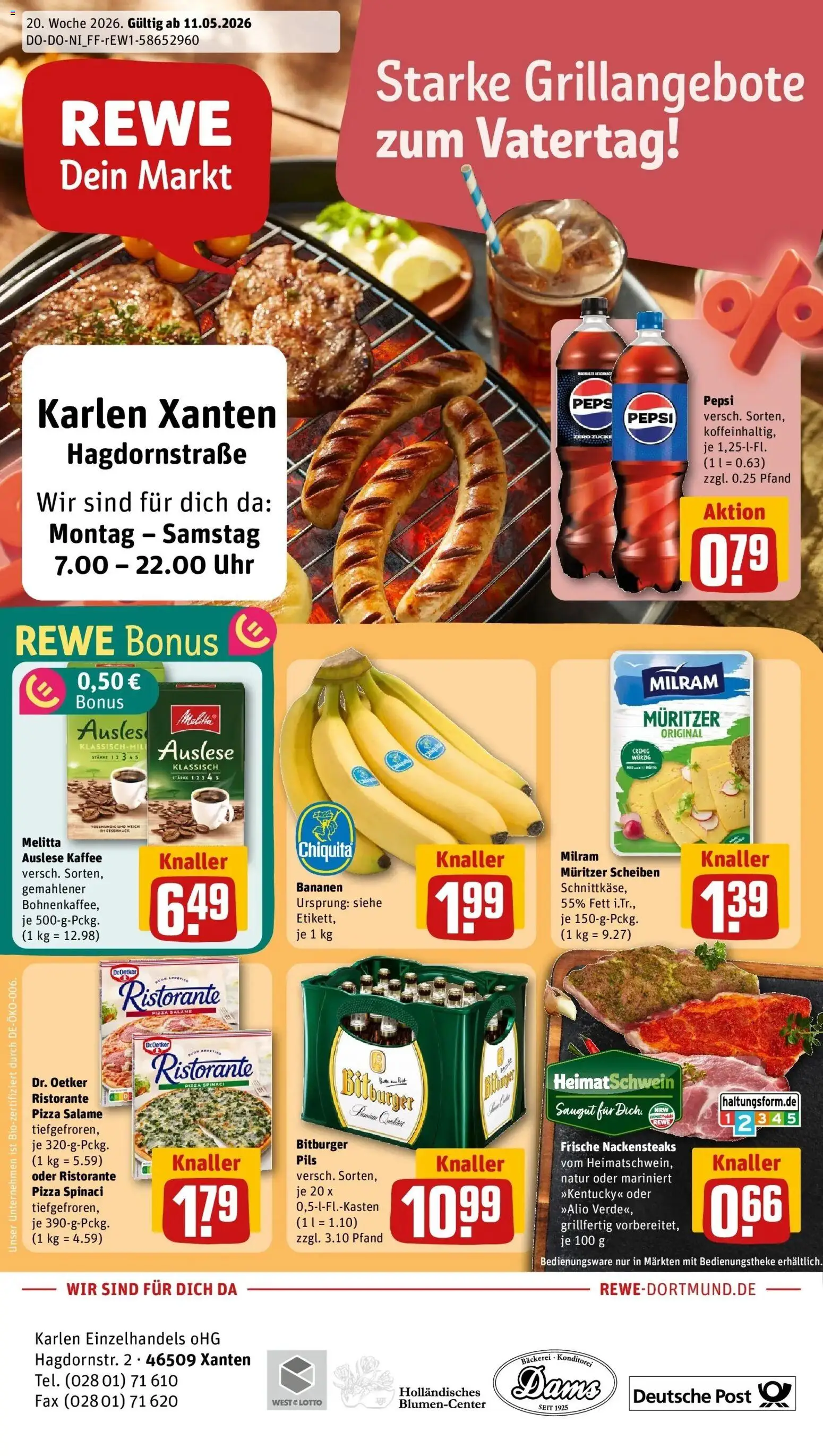 Vorschau von dem Prospekt des Geschäftes Rewe, gültig ab dem 10.05.2026
