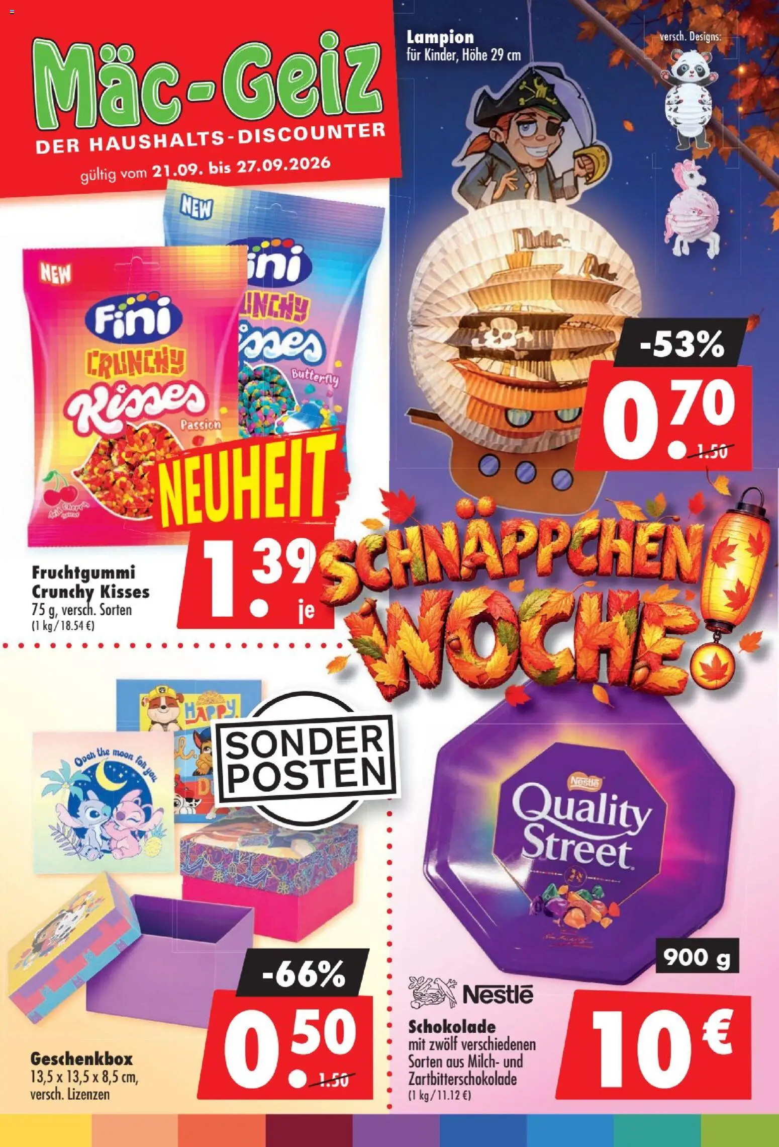 Vorschau von dem Prospekt des Geschäftes Mäc Geiz, gültig ab dem 21.09.2026