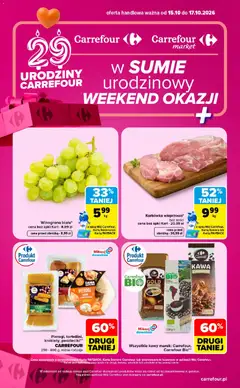 Pogląd gazetki "Carrefour gazetka - Weekend okazji" ze sklepu Carrefour ważnej od 15.10.2026