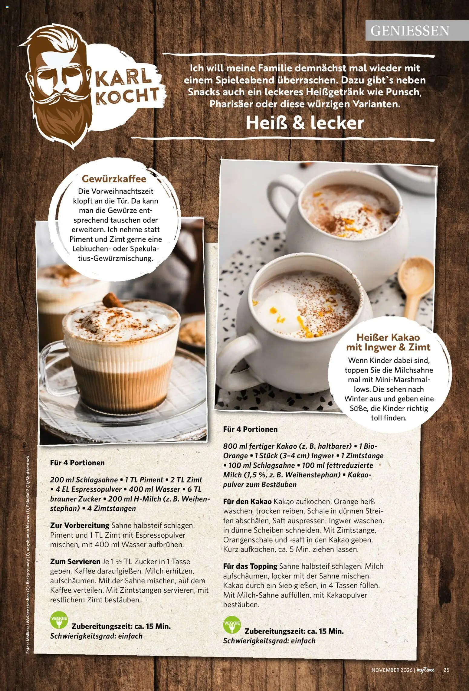 Vorschau von dem Prospekt des Geschäftes Famila Nordwest, gültig ab dem 01.11.2026 - Kaffee, Wasser, Gewürze, Milch, Schlagsahne, Zucker, Sahne, Saft