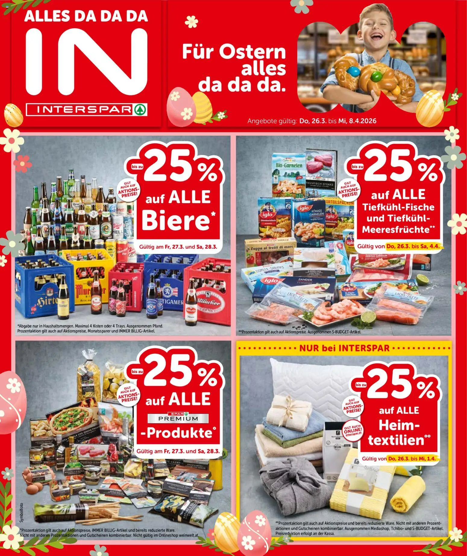 Vorschau der Angebote: Interspar Interspar Flugblatt - Kärnten gültig ab 26.03.2026 - Meeresfrüchte