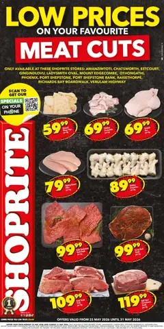 Preview of Shoprite flyer valid from 25/05/2026