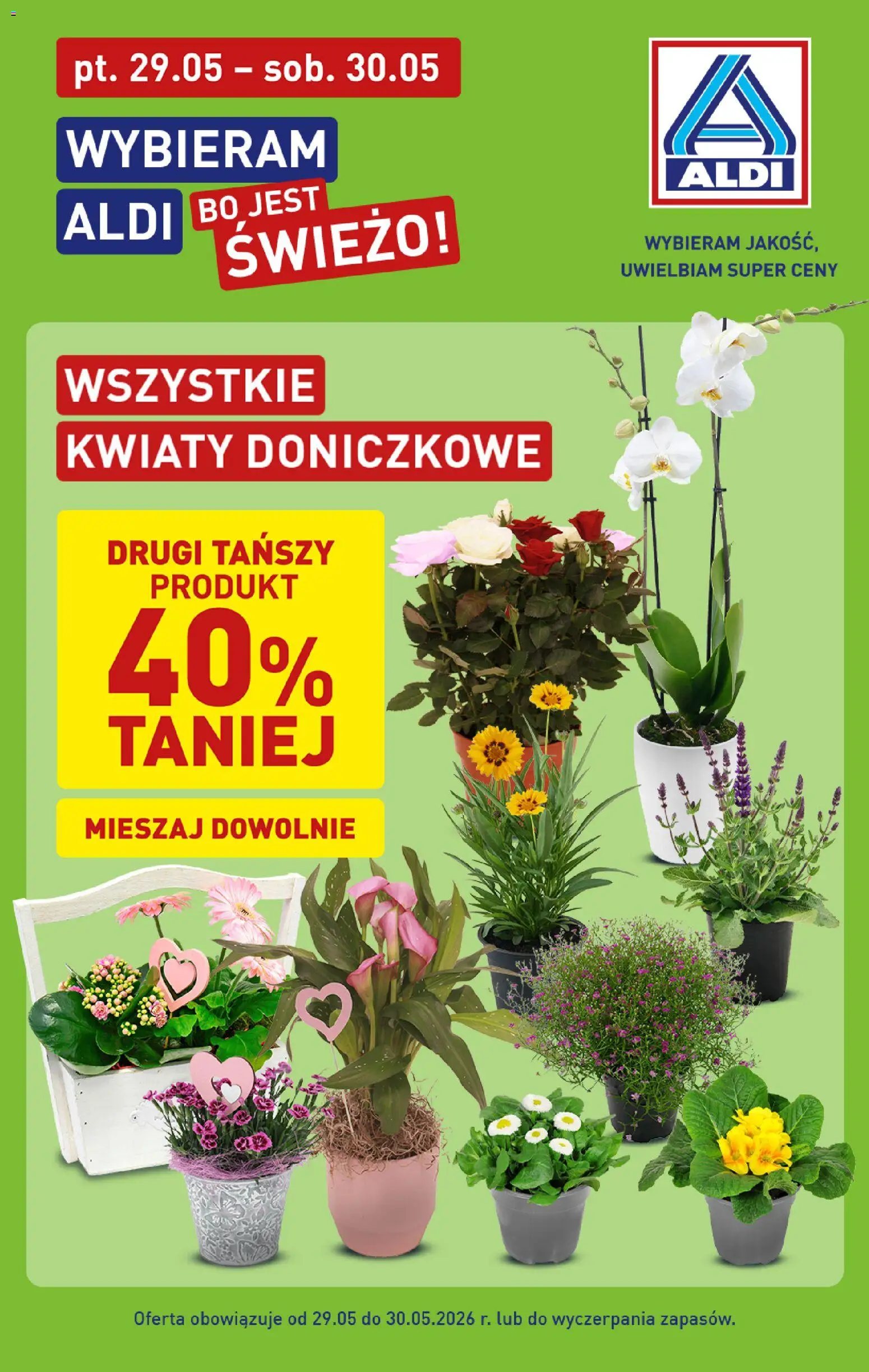 Náhled nabídky: Aldi Polsko Aldi Polsko leták - Oferta weekendowa platný od 29.05.2026