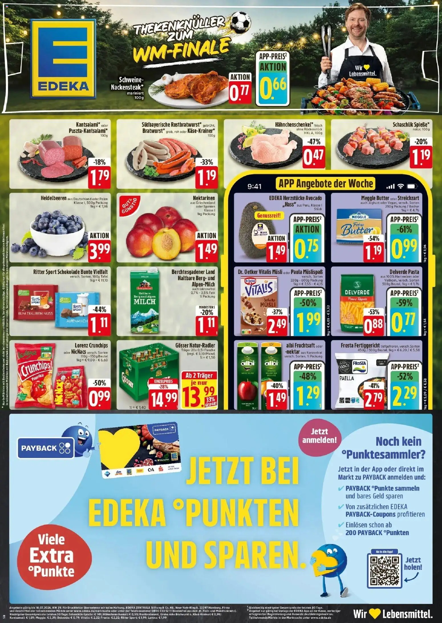 Vorschau von dem Prospekt des Geschäftes Edeka, gültig ab dem 15.07.2026