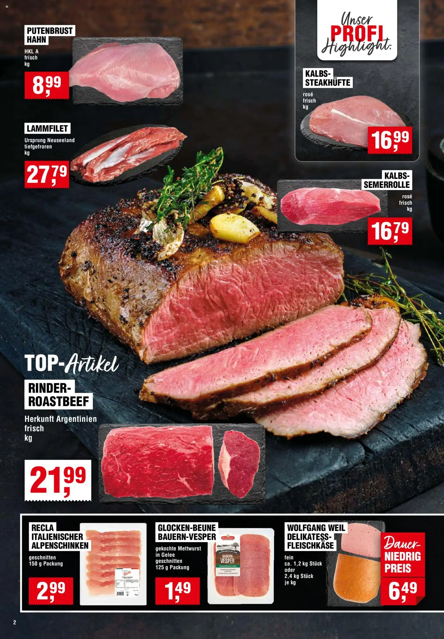 Vorschau von dem Prospekt des Geschäftes Handelshof, gültig ab dem 12.11.2026 - Roastbeef, Putenbrust