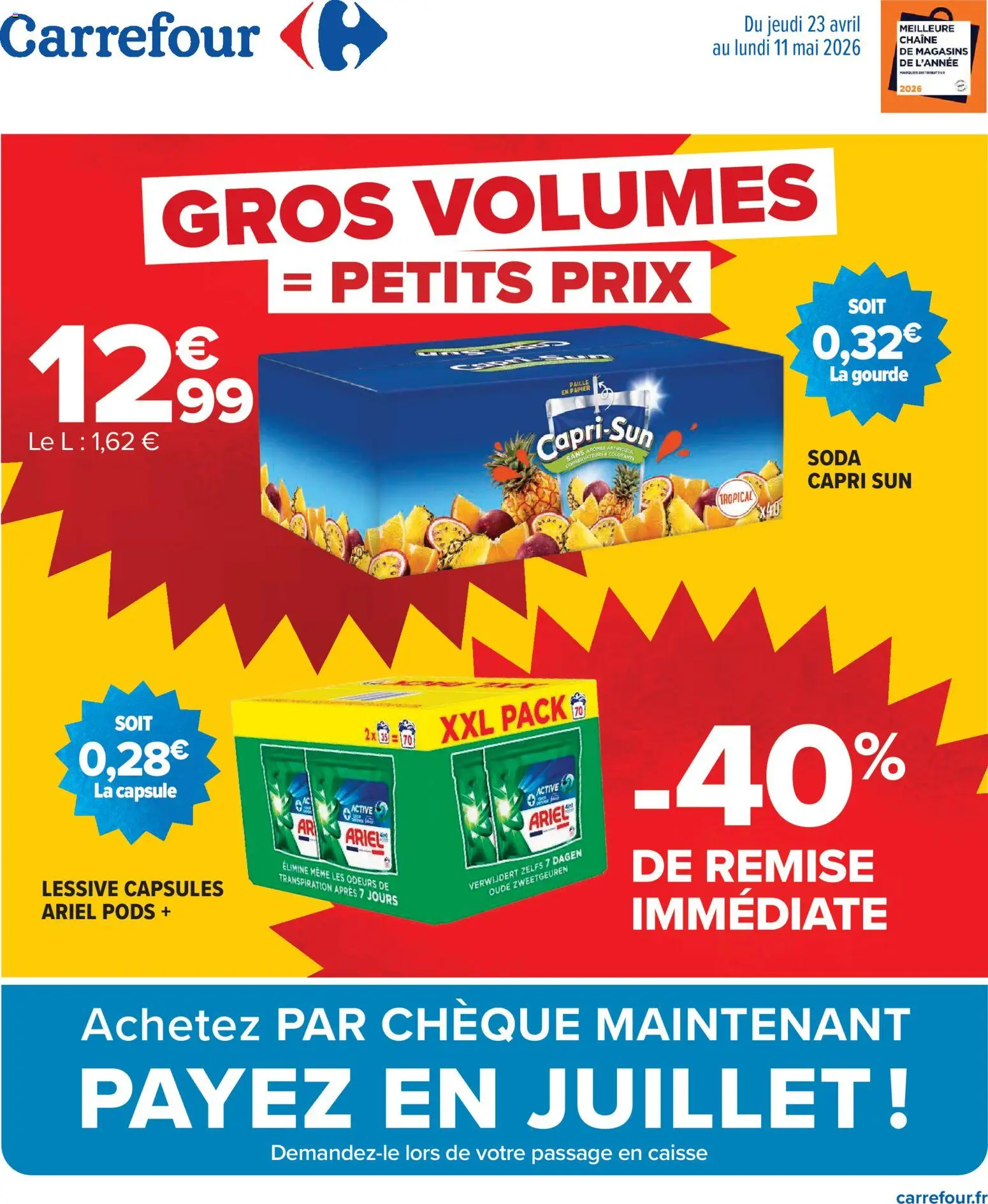Prévisualisation de Carrefour Gros volumes 2 du magasin Carrefour formulaire valide 23/04/2026
