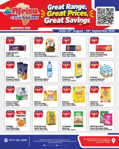 Preview of Africa Cash & Carry flyer valid from 29/08/2026
