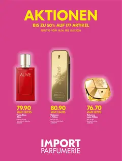 Vorschau des Merkblatts Import Parfumerie aktionen vom Shop Import Parfumerie gültig von 18.06.2026 bis 15.07.2026