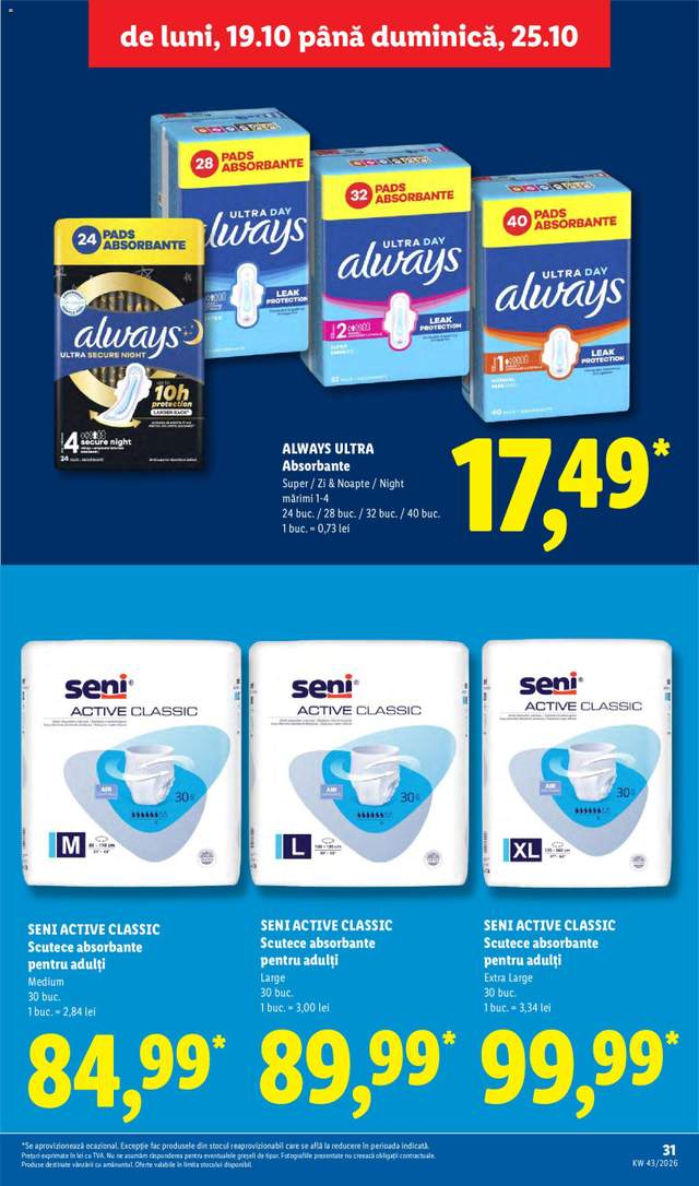 Noul catalog Lidl de la 19.10.
