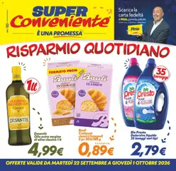 Anteprima dell'opuscolo SuperConveniente volantino Messina, Siracusa, Palermo dal negozio SuperConveniente valido da 22/09/2026
