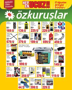 Özkuruşlar Özkuruşlar İndirim 17.08.2026 - Broşürünün önizlemesi
