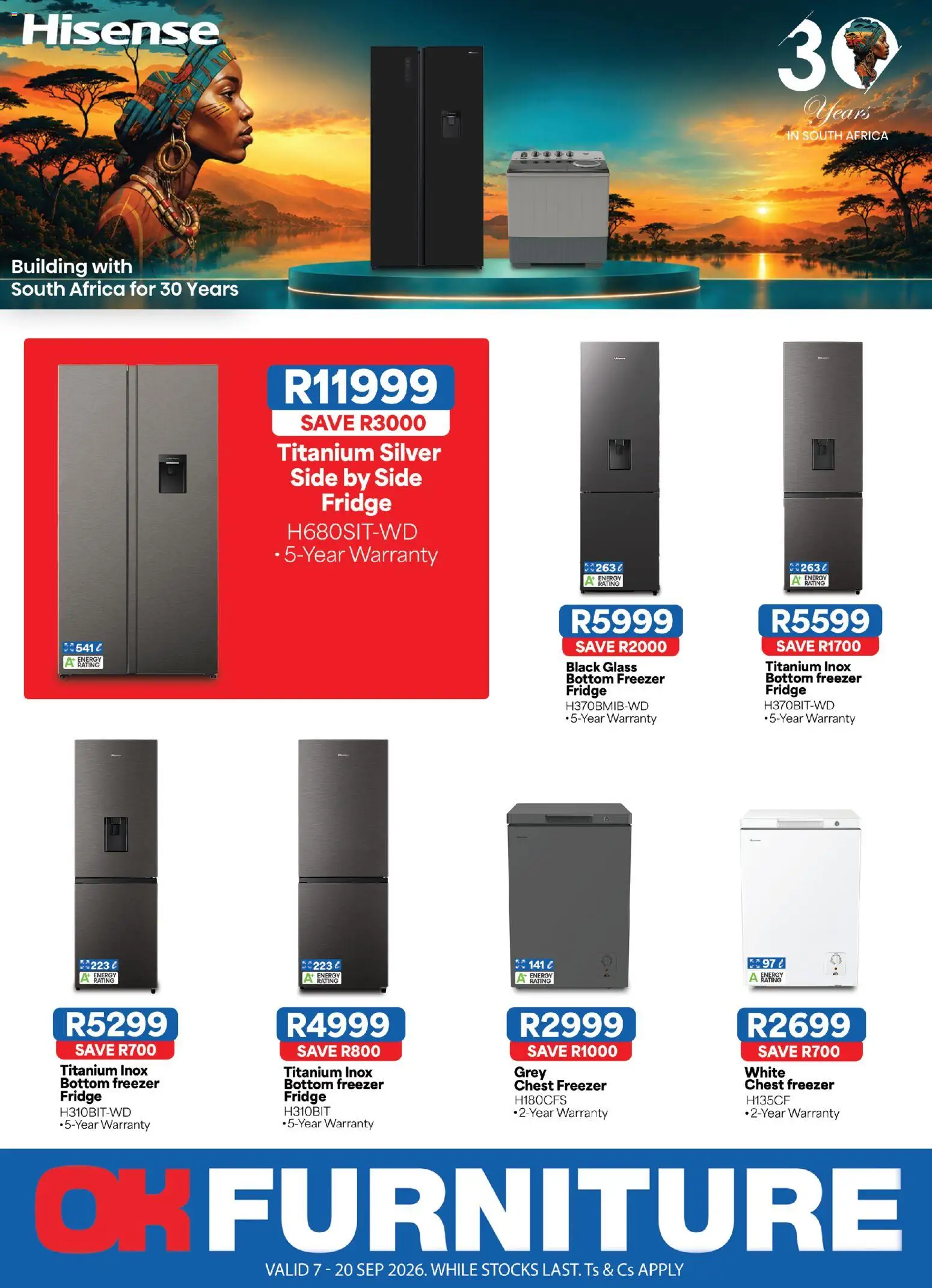 Preview of OK Furniture flyer valid from 07/09/2026