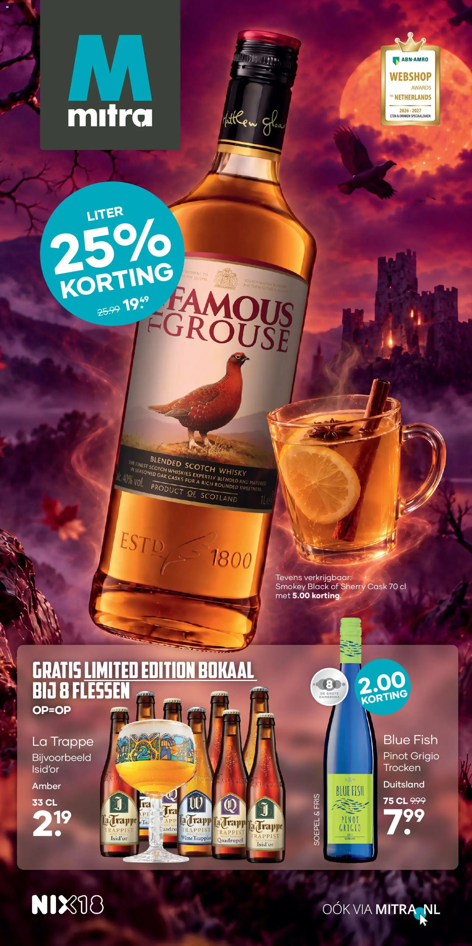 Voorbeeld van Mitra folder van winkel Mitra geldig vanaf 19-10-2026 - La, Whisky