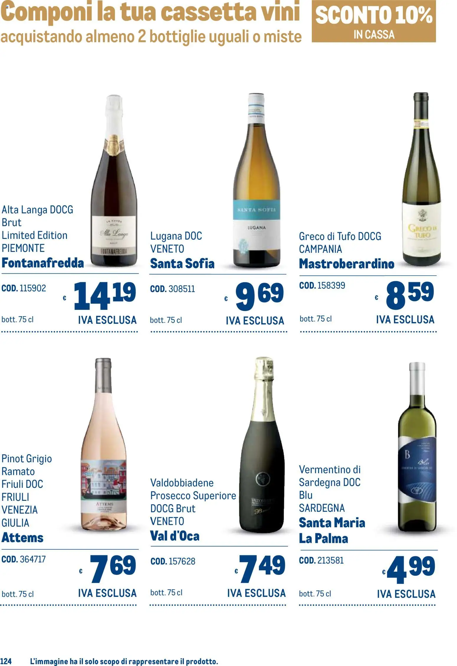 Anteprima dell'opuscolo Metro volantino Regalistica Natale dal negozio Metro valido da 19/10/2026 - Prosecco