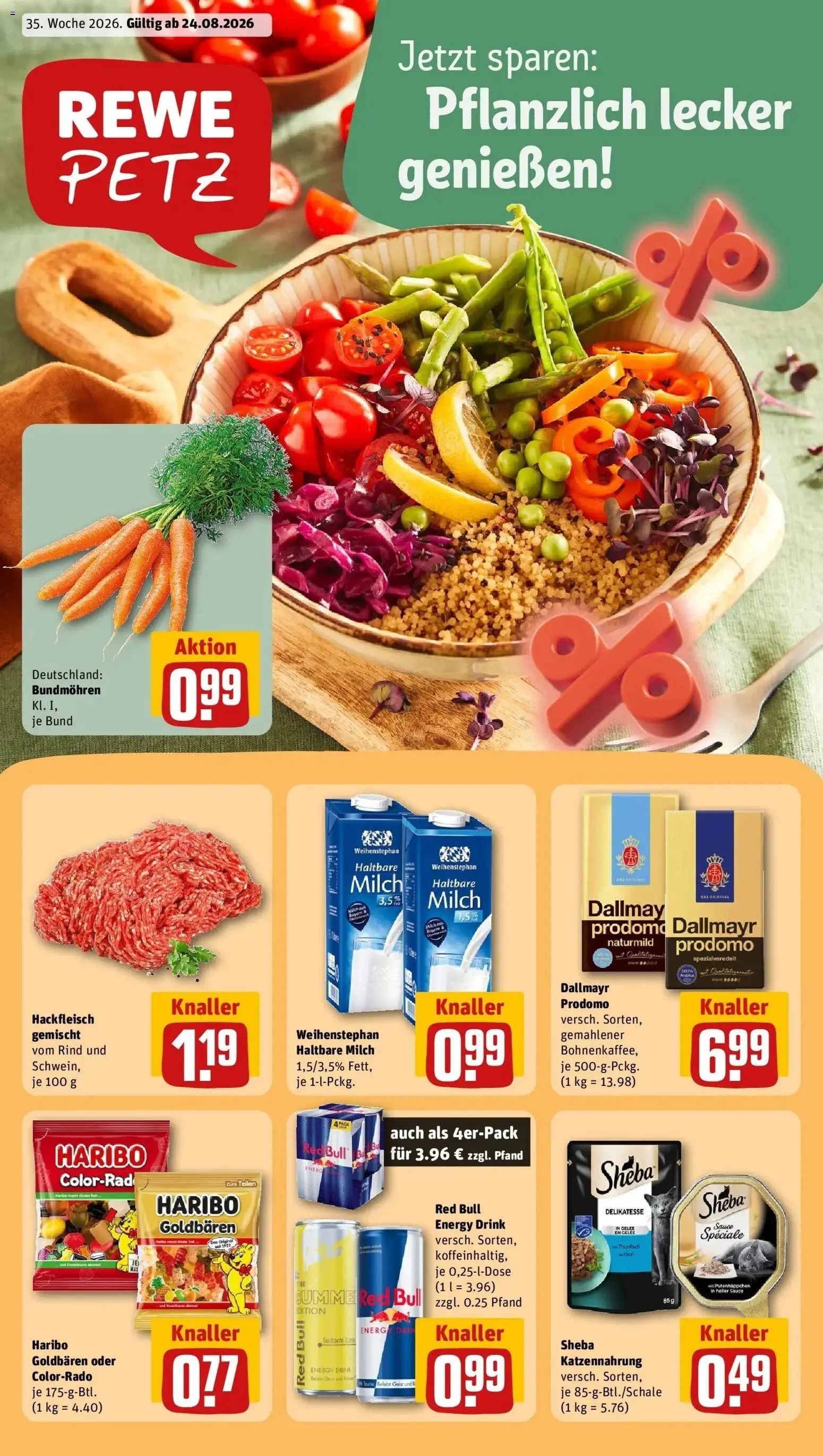 Vorschau von dem Prospekt des Geschäftes Rewe, gültig ab dem 24.08.2026