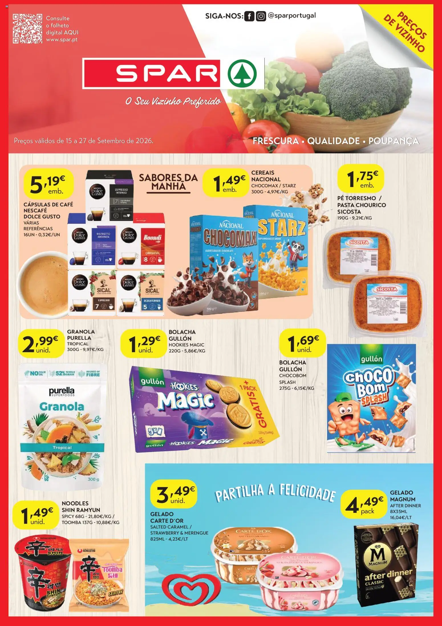 Pré-visualização do folheto da loja Spar válida a partir de 15/09/2026