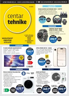 Pregled letka Centar Tehnike Katalog trgovine Centar Tehnike vrijedi od 04.05.2026