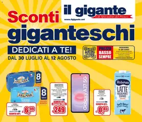 Anteprima dell'opuscolo Il Gigante volantino dal negozio Il Gigante valido da 30/07/2026