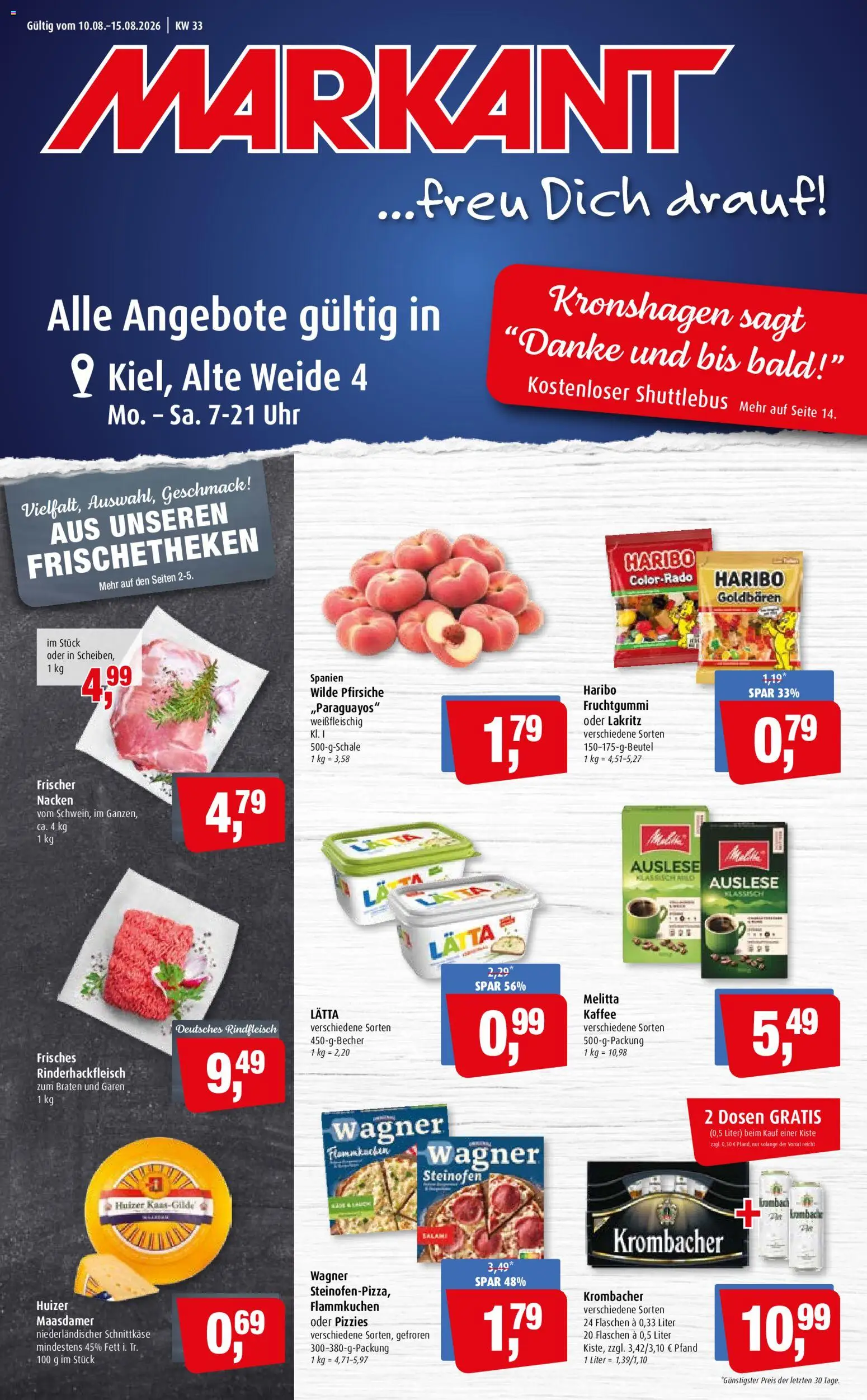 Vorschau von dem Prospekt des Geschäftes Markant, gültig ab dem 10.08.2026
