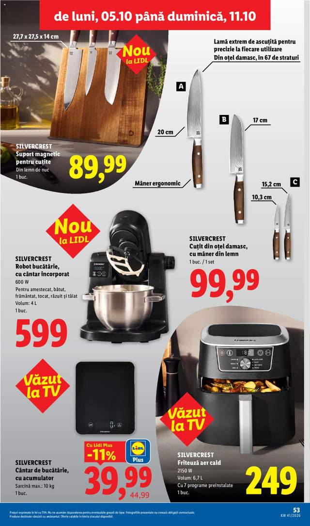 Noul catalog Lidl de la 05.10.