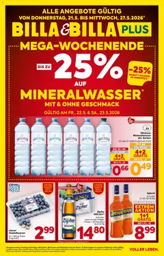 Vorschau der Angebote: Billa Billa Flugblatt - Salzburg gültig ab 21.05.2026