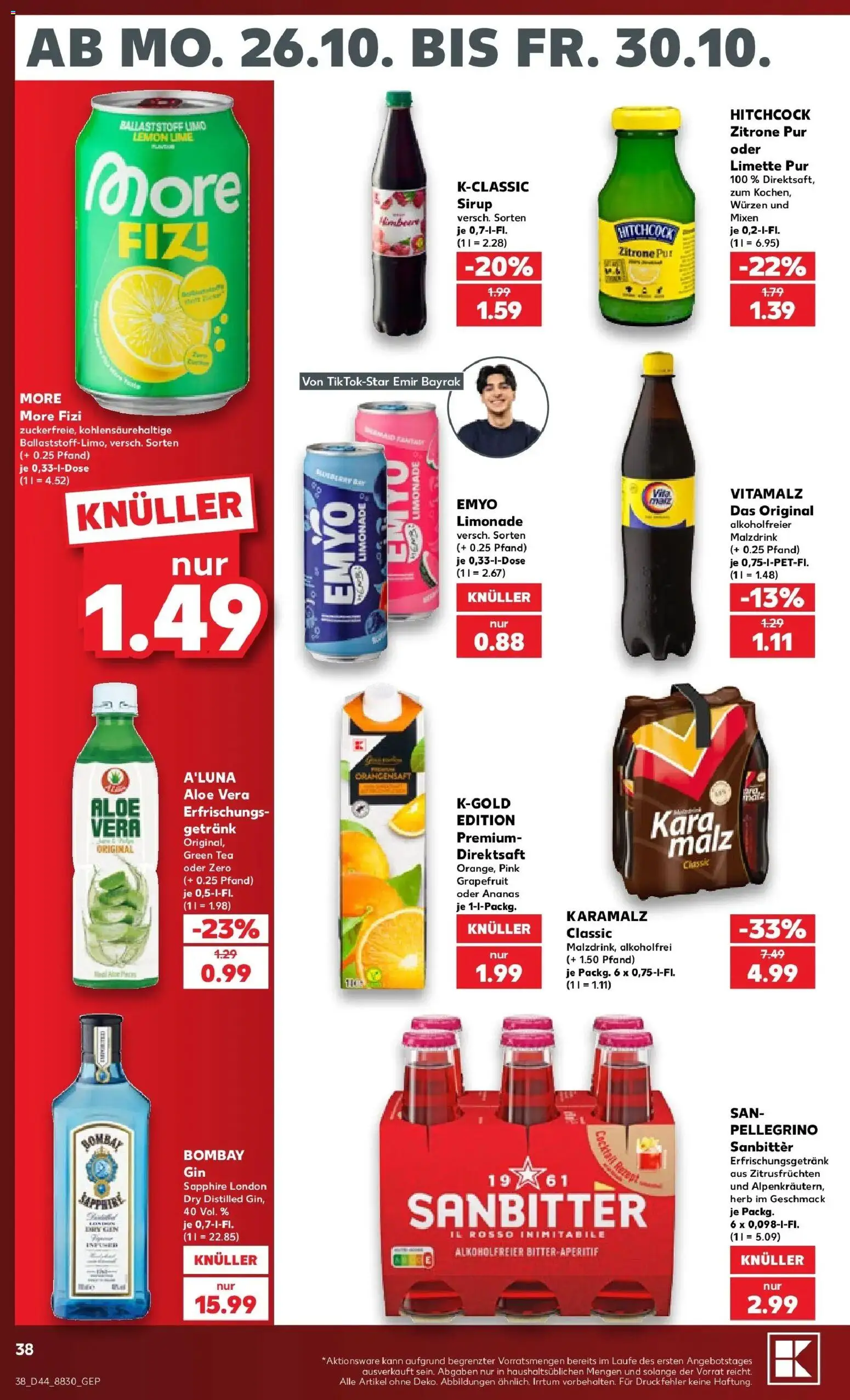 Vorschau von dem Prospekt des Geschäftes Kaufland, gültig ab dem 26.10.2026
